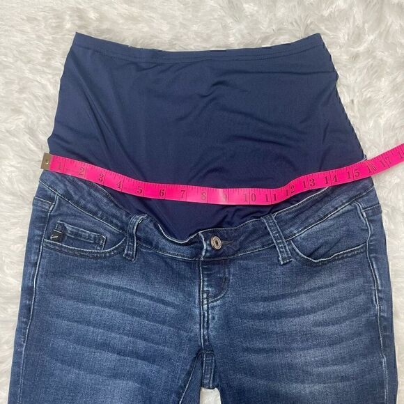 Kancan Maternity Jeans Womens Size 7 / 27 Skinny Stretch Full Panel Belly - Picture 10 of 14